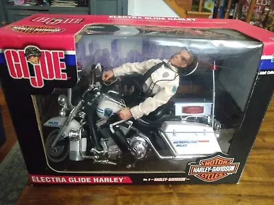 G.i. Joe Electra Glide Harley Metropolitan Police New In Box Vintage Cycle 🔥 • $150