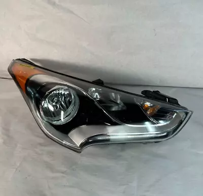 2012 - 2016 2017 Hyundai Veloster Right Halogen W/ LED Headlight 921022V000 OEM • $241.20