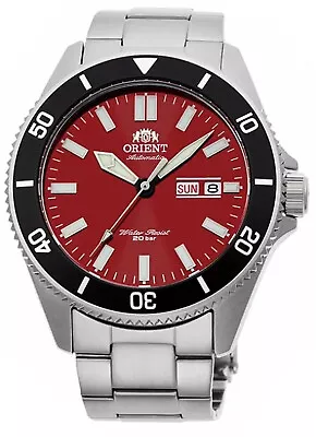 Orient RA-AA0915R Kanno Red Automatic Mechanical Sports 200m Diver Men's Watch • $185.89