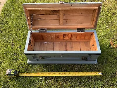 Vintage Wooden Trunk • £65