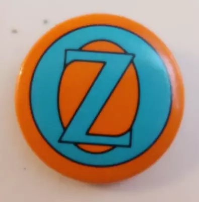 The Wizard Of Oz Vintage Button Badge Pinback Pin 1  Orange And Blue Logo • $23.64