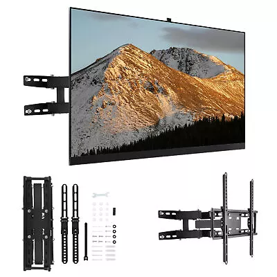 TV Wall Mount Bracket Tilt Swivel Swing Arm 20 32 40 43 50 55 60 Inch LED • £21.99
