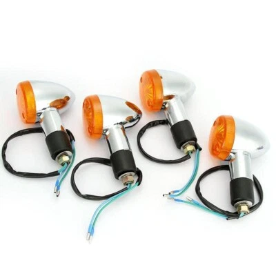 $36.29 • Buy 4X Turn Signals Blinkers Light For Suzuki Boulevard Intruder S40 C90 M90 M109R