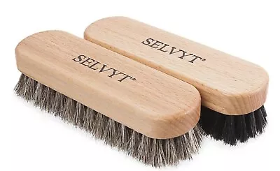 Selvyt Premium Horse Hair Polishing Buffing Shoe Brush • £7.95