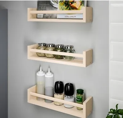 IKEA Bekvam Wooden Spice Jar Rack - Beige  • £9.99