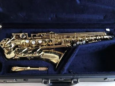 YAMAHA Alto Saxophone YAS-82Z Custom Z Satin Gold Plating G1 Neck Used Excellent • £2986.42