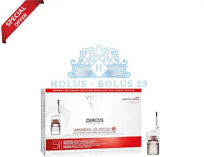 Vichy Dercos Technique Aminexil 5 Anti-Hair Loss Hair Ampoules For Women 21x6ml • $76