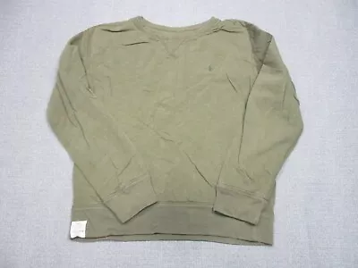 Polo Ralph Lauren Sweater Mens XL Green Pullover Knit Amry Military Stretch • $13.98