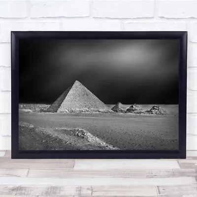 Pyramids Egypt Cairo History Landscape Pyramid Giza Wall Art Print • £15.99