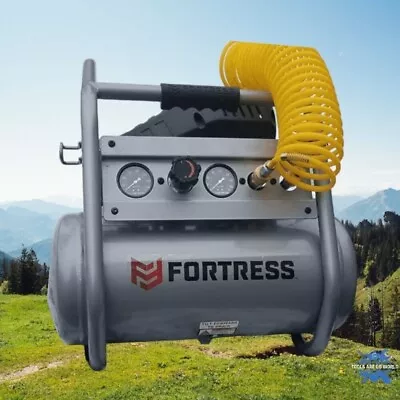 4 Gallon Portable Air Compressor 200 PSI Oil Free Light Weight Professional Tool • $338.50