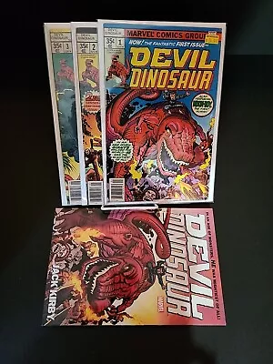 Devil Dinosaur #1-3 & TPB (Marvel 1978) Newsstand Editions! - Jack Kirby  • $30