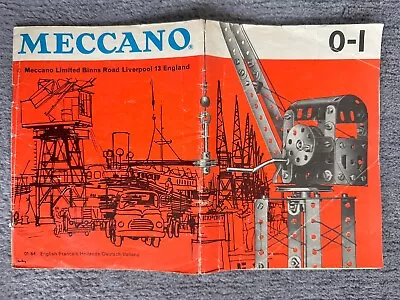 MECCANO  1960s - Book Of Models 0-1 • £3
