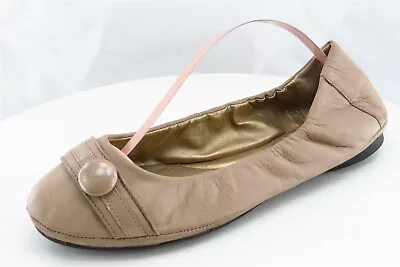 Me Too Women Sz 7 M Beige Ballet Leather Shoes Anchor • $13.96