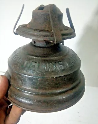 Old~Primitive~Kerosene~Tin~OIL CAN~lamp /Chimney Kay Brand Vintage • $92.85