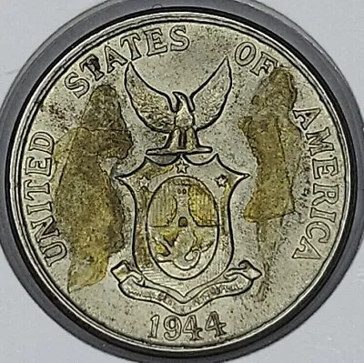 1944 Philippines 5 Centavos KM# 180a Circulated Condition (1027) • $2.49