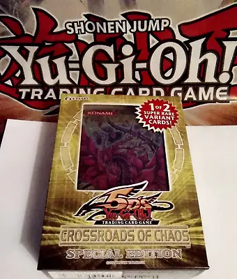 YuGiOh Crossroads Of Chaos Special Edition 2008 Vintage New Sealed • £114.99