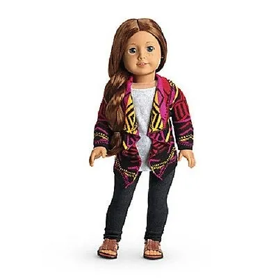 American Girl Saige's SWEATER OUTFIT Leggings Shell Shoes Retired No Doll F2217 • $72.41