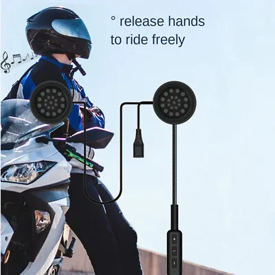 Motorcycle Helmet Headset BT5.0 Handsfree Wireless Headphone Anti-interference • $21.55