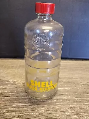 Vintage Original Shell  Glass Kleanzit Bottle Glass Bottle • $65