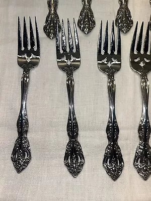 Oneida MICHELANGELO Stainless Heirloom CUBE Glossy Silverware Flatware CHOICE • $6