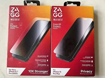ZAGG Invisible Shield Screen Protector For IPhone 15 PRO MAX (6.7 )-XTR3/Privacy • $24.99