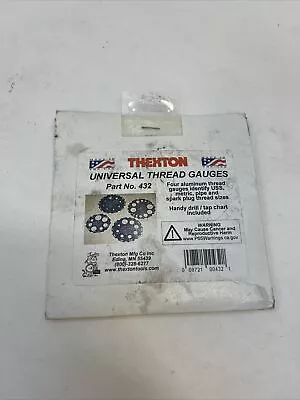 Thexton 432 - 4pc Universal Thread Gauges • $10.99