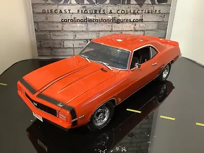 1:18 Highway 61 1969 Chevy Camaro RS  Orange On Black MA# 599 • $179.99