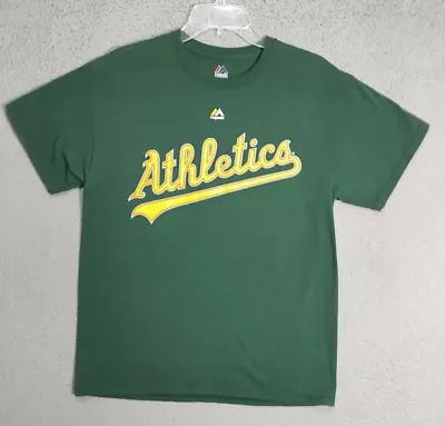 Oakland Athletics Shirt Adult Medium Matt Chapman 26 Baseball MLB Green Mens • $19.99