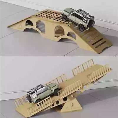 Simulated Seesaw Bridge Obstacle For SCX24 AX24 TRX4M FCX24 1/18 1/24 RC Crawer • $35.99