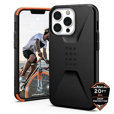 Urban Armor Gear (UAG) Civilian Tough Case For Apple IPhone 13 Pro Max - Black • £32.95