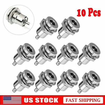 10x 5.5mm X 2.1mm DC Power Supply Jack Plug Socket Female Panel Mount Connector • $8.26