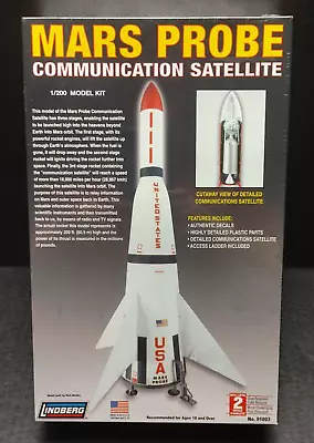 Lindberg MARS PROBE Communication Satellite 1/200 Model Kit #91003 Skill Level 2 • $18.99