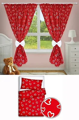 £30.99 • Buy Nursery 2pc Bedding Set For Cot With Matching Decorative Curtains For Baby Room