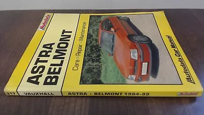 			Car Repair Manual For Vauxhall Astra From 1984 Carroll Ivor Au		 • £4.89