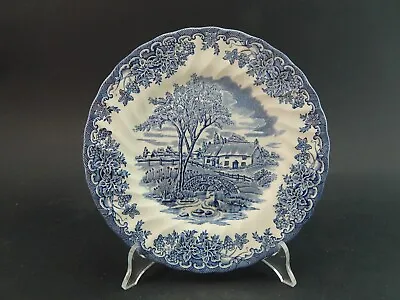 Vintage The Brook Myott Staffordshire England Tennyson Porcelain Dessert Plate • £20.55