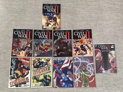 Lot - Civil War II (Marvel 2016-2017) 1st Print - #0 1 2 3 4 5 6 7 8 • $19.99