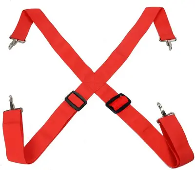 Red Arade Marching Snare Drum Sling Strap Adjustable Nylon Shoulder Strap • $21.99