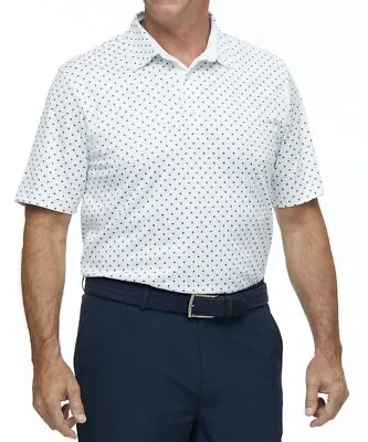 Men’s XXXLARGE Greg Norman White Play Dry Golf Polo Shirt 3XL • $23.99