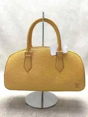 Auth LOUIS VUITTON Jasmine Handbag Epi Leather M52089 Yellow Gift F/S • $564.30