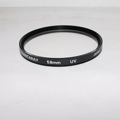 Used Quantaray UV 58mm Lens Filter Made In Japan S232552 • $6.45