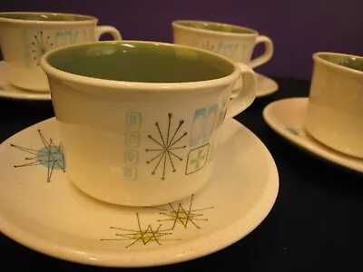 Atomic Cup & Saucer Combo 4 Taylor Smith & Taylor Cathay Cups 4 Franciscan Starb • $39.49