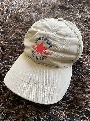 Vintage Converse Chuck Taylor Hat Baseball Cap Hat/Cap Beige One Size Fits All • $24.99