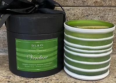 D.L. & Co Verdure Candle Rare Botanic Candle New In Box Lush Green • $39.95