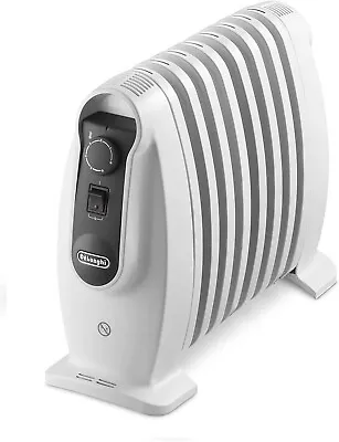 £64.99 • Buy DeLonghi TRNS0808M 800W Eco Oil-Filled Radiator Portble Home Office Heater NEW