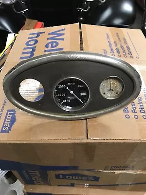 Vintage 1930s Boat Gauge Cluster Stewart Warner Tachometer • $120