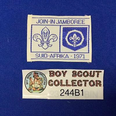 Boy Scout 1971 Suid Afrika Join In Jamboree Scout Patch Traded @NordJamb75 244B1 • $11.99