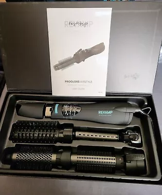 Revamp Progloss Airstyle 5-In-1 Multi Styler DR-1200 1200w Black Blow Dry Curl • £35