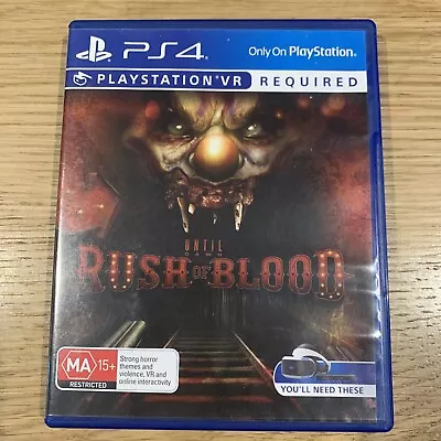 Until Dawn: Rush Of Blood PlayStation VR (PS4) • $23.21