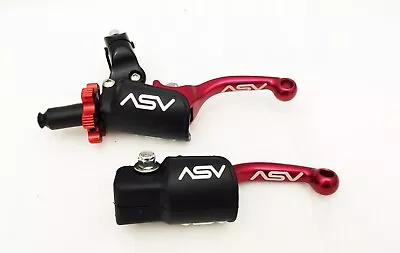 ASV F3 Front Brake Pro Pack Clutch Perch Levers Shorty Red Banshee 350 Blaster • $179.95