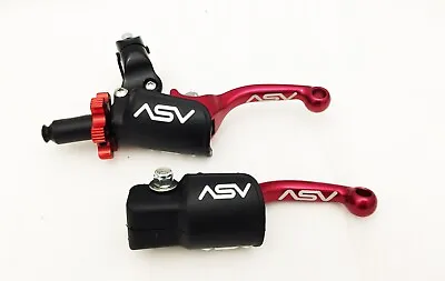 ASV F3 Front Brake Pro Pack Clutch Perch Levers Shorty Red YFZ 450 2004 - 2006 • $179.95